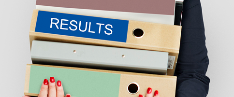 Member holding their assessment results